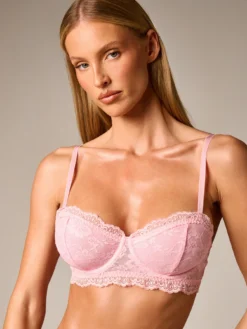 AiiRZ Lace Bralette And Panty Set With Underwire Support