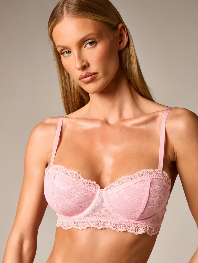 AiiRZ Lace Bralette And Panty Set With Underwire Support