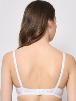 Lightly Padded Half Demi Coverage Push-Up Bra With All Day Comfort