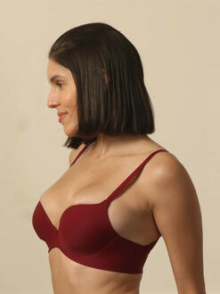 Medium Coverage Underwired Lightly Padded Push Up Bra With All Day Comfort