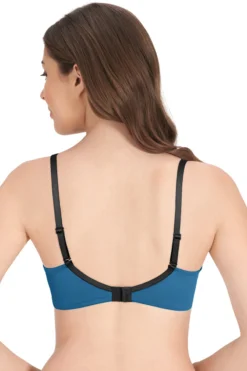Smooth Dreams Padded Non-wired T-shirt Bra - Blue