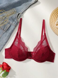 Women Sexy Lace Wireless Bra Lingerie