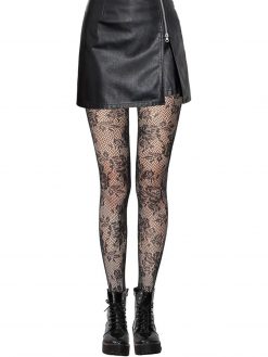 Patterned Net Pantyhose Stockings