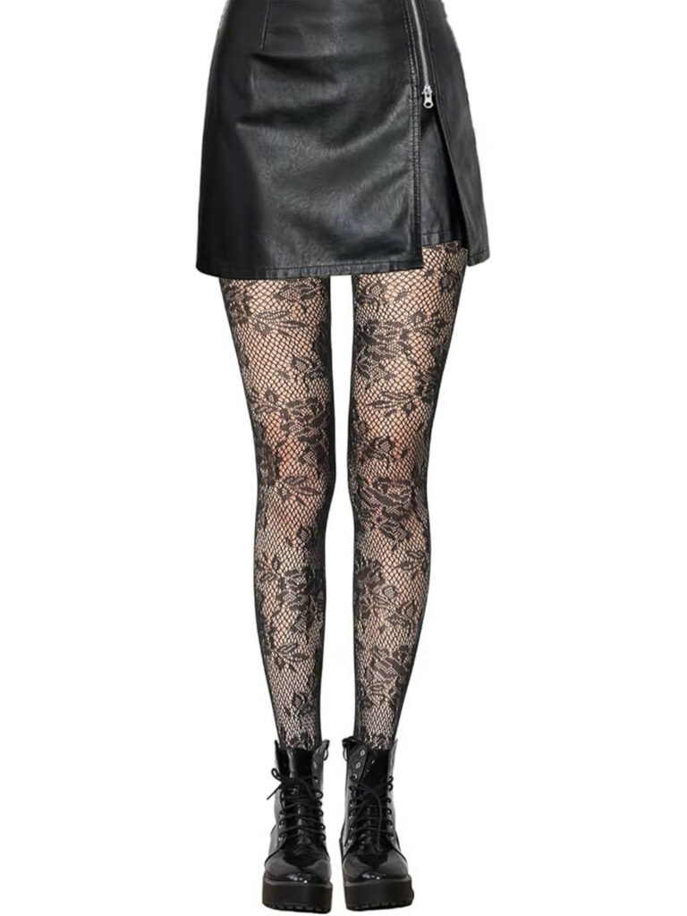 Patterned Net Pantyhose Stockings