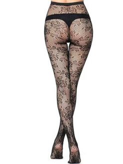 Patterned Net Pantyhose Stockings