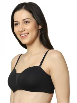 BLACK Flex Smart Detachable Padded Bra