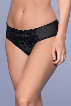 Flawless Low Rise Lace Hipster - Black