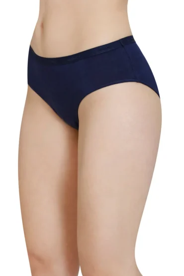 Solid Mid Rise Modal Hipster Panty - Navy Blue