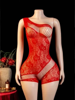 Women's Sexy Hollow Out Mesh Body Stocking