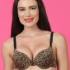 Animal Bra Half Coverage Underwired Lightly Padded