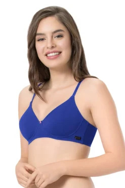 Casuals Padded Non-Wired Bra - Royal Blue