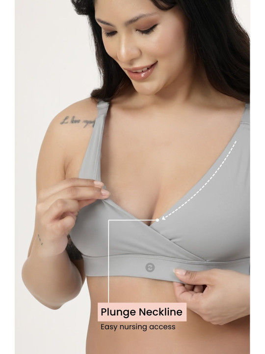 Cotton Maternity Non Padded Feeding Full Coverage Bra