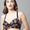 Medium Coverage Underwired Lightly Padded Floral Bra
