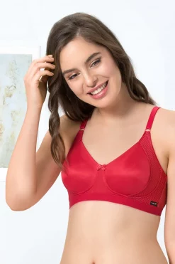 Non-Padded Non-Wired Support Full Cover Bra