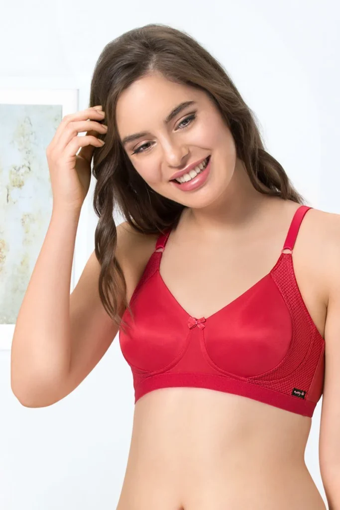 Non-Padded Non-Wired Support Full Cover Bra