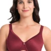 Non-Padded Wired Bra - Maroon