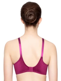 Non Wired Padded Mature Sexy Bra - Purple