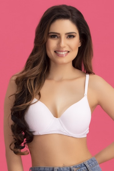 Padded Underwired Multiway Demi Cup T-Shirt Bra - Cotton