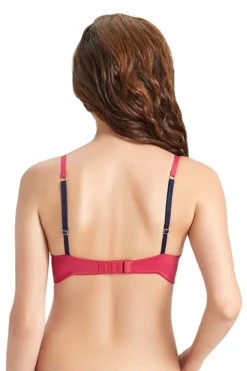 Padded Wired Cerise Full-cover Bra - Pink