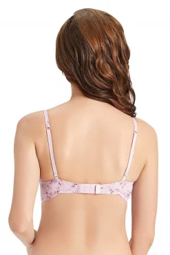 Padded Wired Delicate Prints Full-Cover Bra