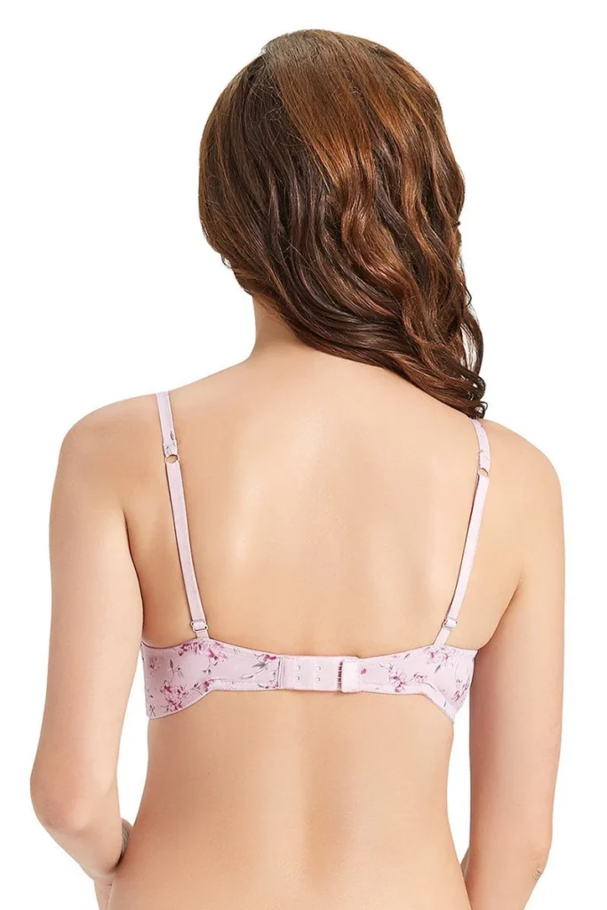 Padded Wired Delicate Prints Full-Cover Bra