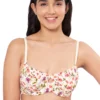 Padded Wired T-shirt Bra - Floral Print