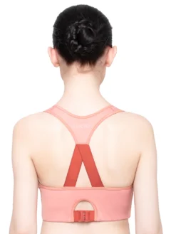 Peach Lightly Padded High Bounce Control Sports Bra