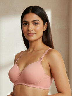 Pink Non Padded Maternity Bra