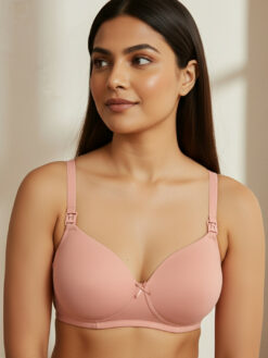 Pink Non Padded Maternity Bra