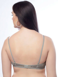 Self Design Full Coverage Lightly Padded Net Bra