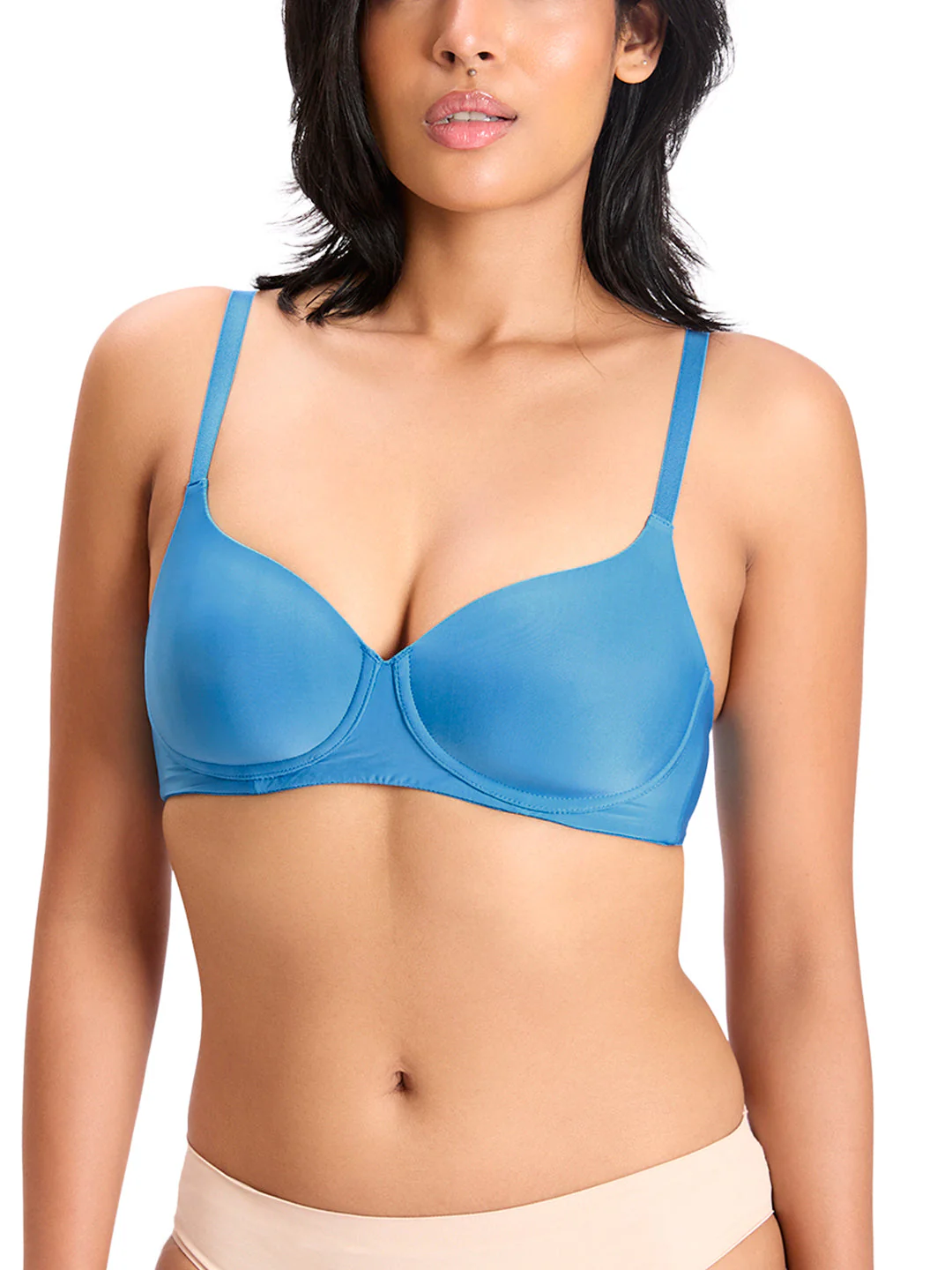 T-Shirt Wireless Padded Bra - Blue