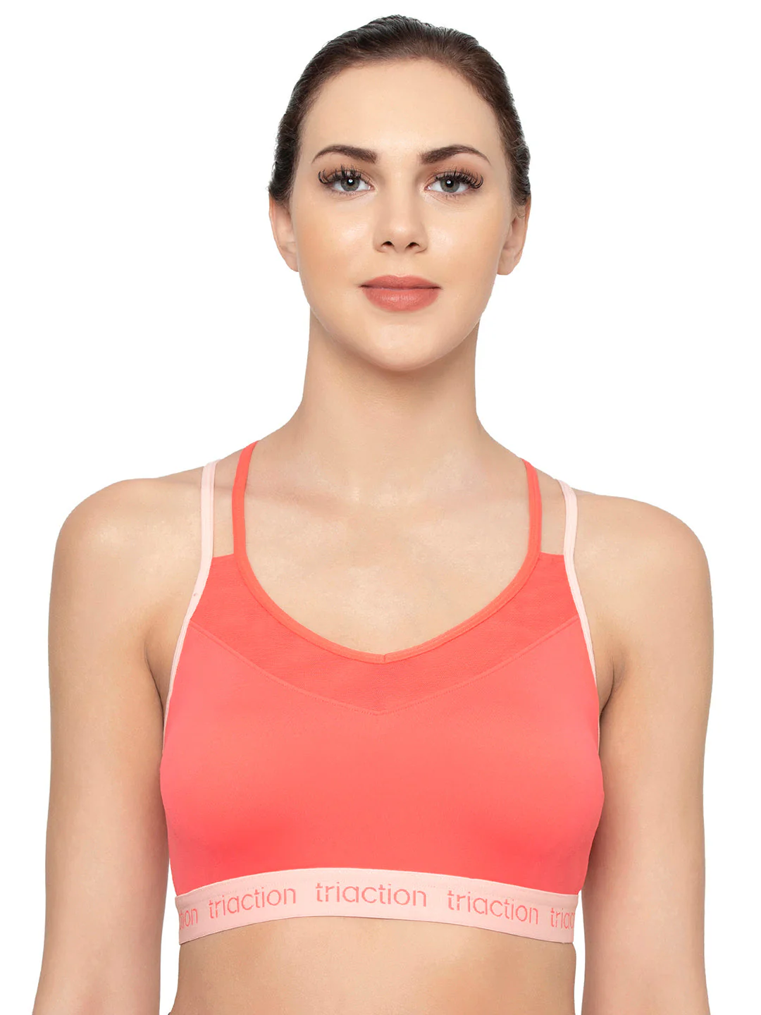 Women Orange Sports Bra