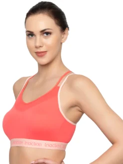 Women Orange Sports Bra