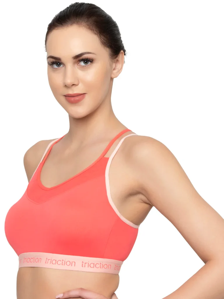 Women Orange Sports Bra