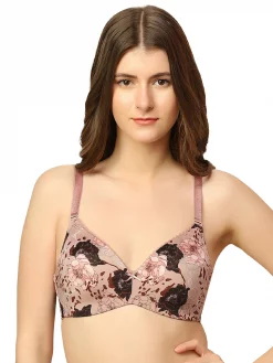 Women T-Shirt Lightly Padded Bra