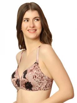 Women T-Shirt Lightly Padded Bra