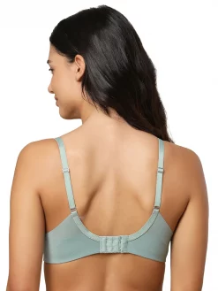 Women T-Shirt Lightly Padded Bra - Blue