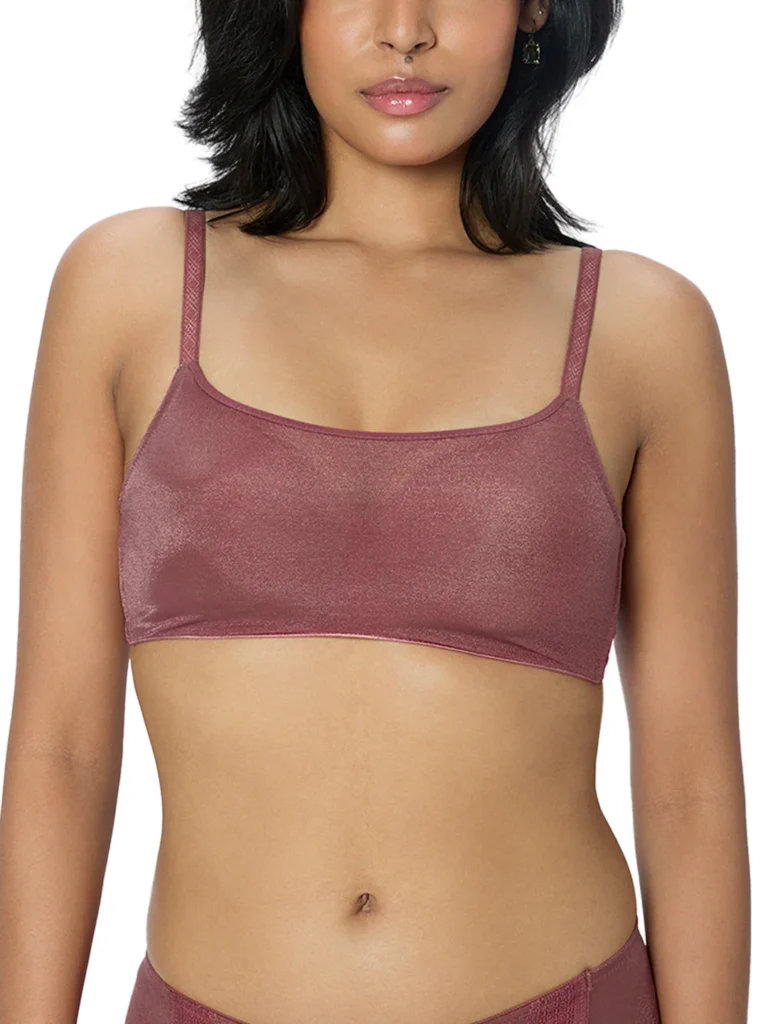 Women's Polyester Wire Free Classic Full-Coverage Padded Bra