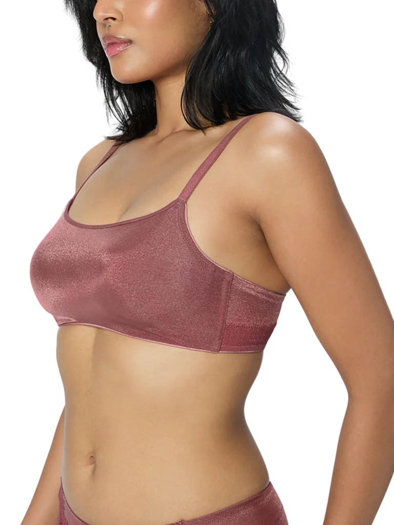 Women's Polyester Wire Free Classic Full-Coverage Padded Bra