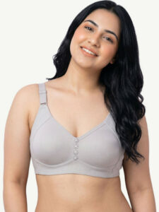 Cotton Non-Padded Bonded Minimiser Bra