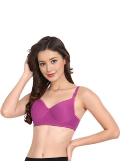 Full Coverage Non Padded Bra - Pink