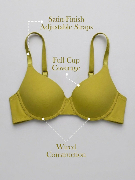 Lightly Padded Contour Deep Coverage Bra