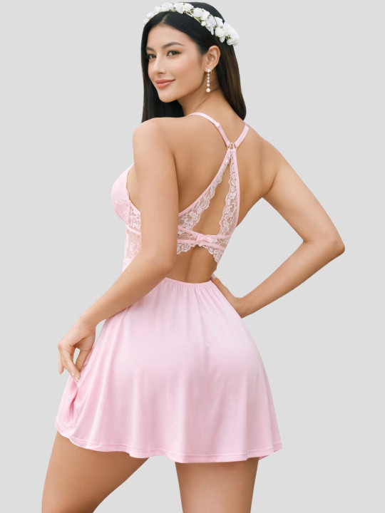 Pink Sexy Honeymoon Nighty
