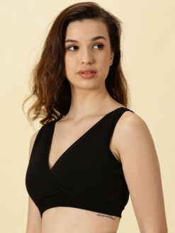 Women Cotton Medium Coverage Lightly Padded Maternity Feeding Bra