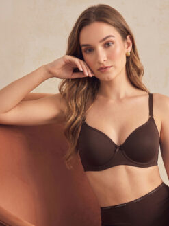 Women Cotton Padded Non-Wired T-Shirt Bra
