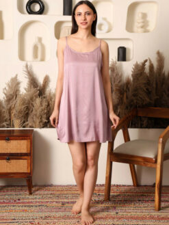 Women Solid Cotton Nighty