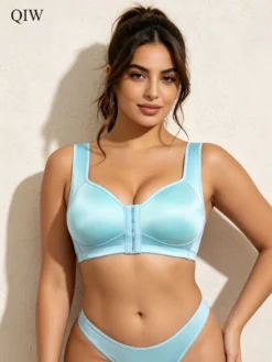 Women's Front Closure Non Padded Bra