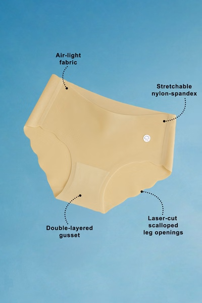 Breezy Seamless Hipster Panty in Lemon Yellow
