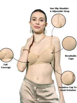 Full Coverage Non Padded Solid Bra