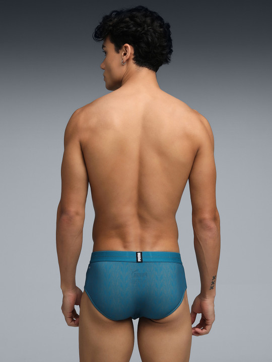 Men Cotton Solid Brief Panty